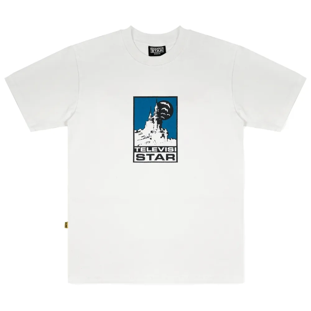 Televisi Star Hallow White T-Shirt [Size: L]