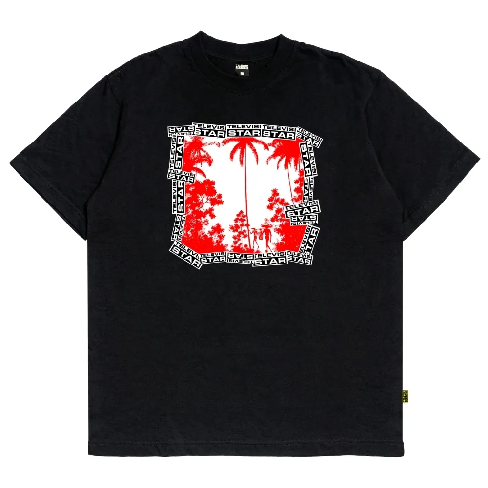Televisi Star Paradise Black T-Shirt [Size: L]