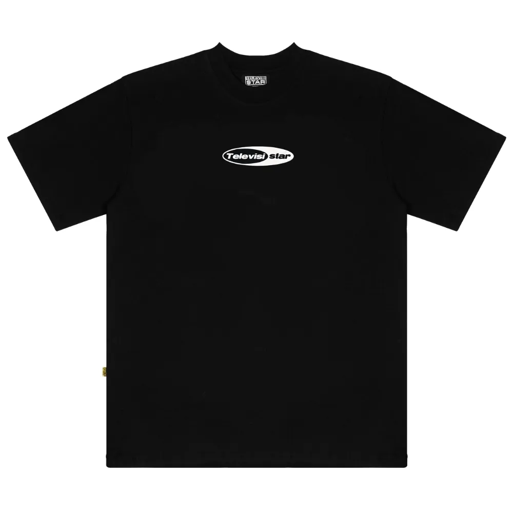 Televisi Star Toval Logo Black T-Shirt [Size: M]