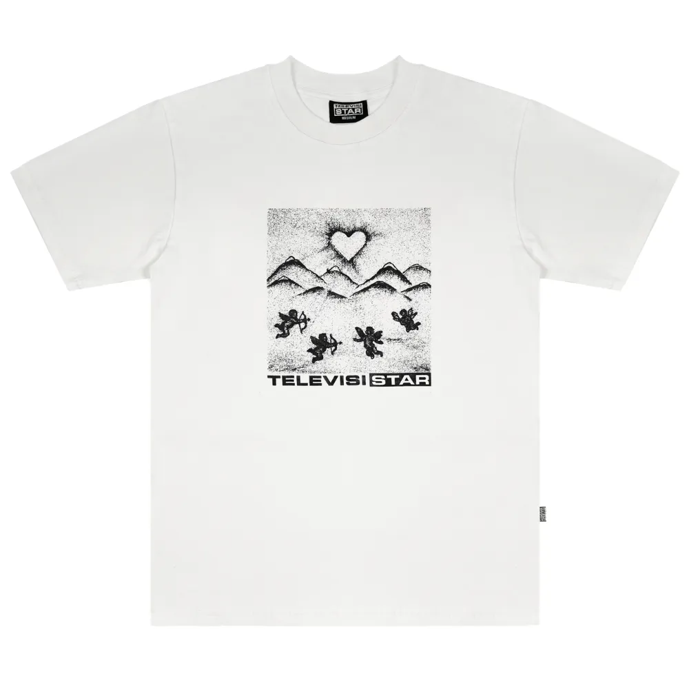 Televisi Star Love Valley White T-Shirt [Size: M]