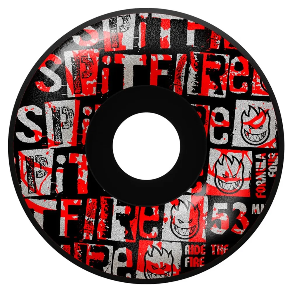 Spitfire Ransom Radial Black F4 99D 53mm Skateboard Wheels