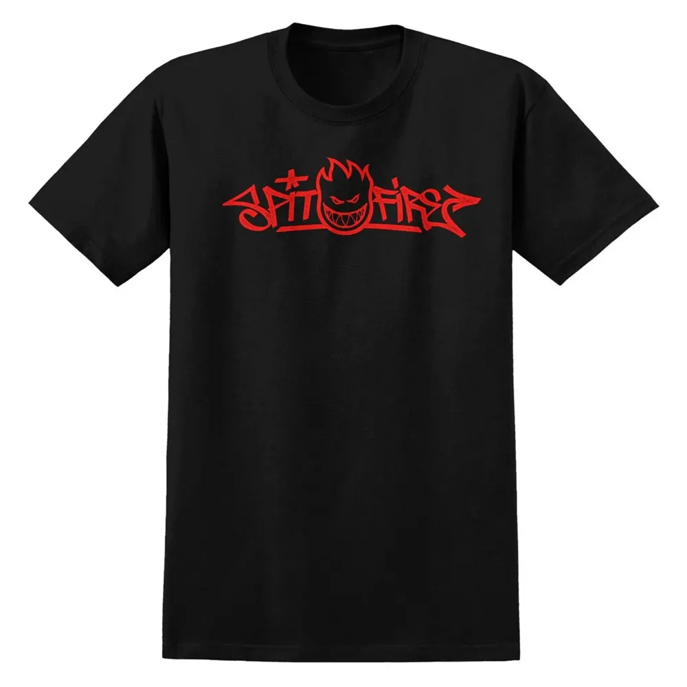 Spitfire Vinz Fill Black T-Shirt [Size: S]