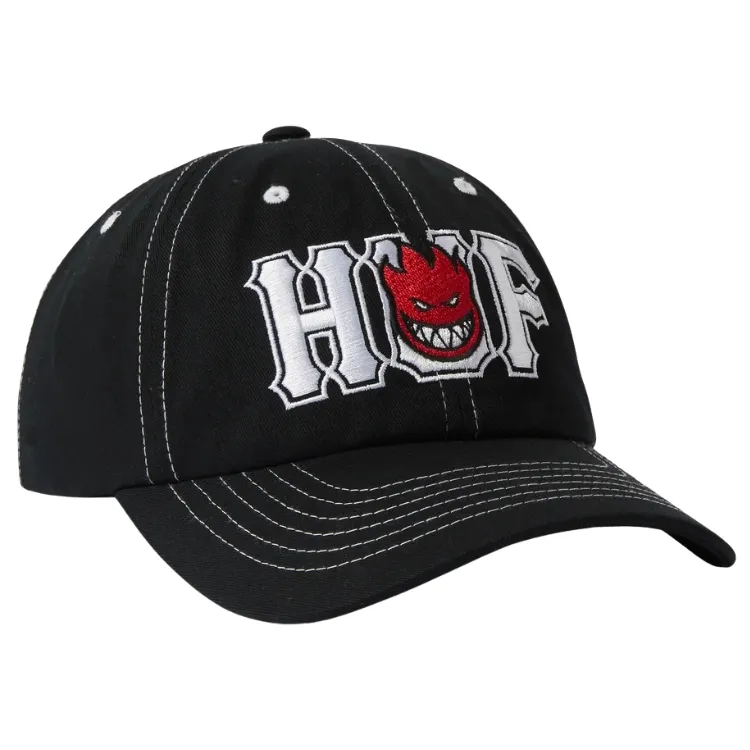 HUF X Spitfire Union Black Snapback Hat