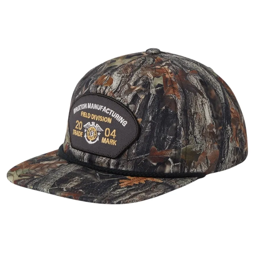 Brixton Division Netplus MP Tree Camo Snapback Hat