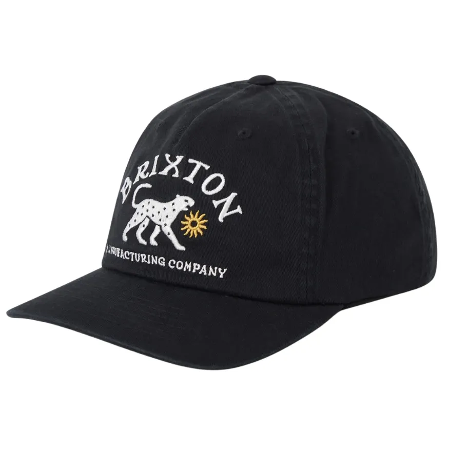 Brixton Stroll Black Snapback Hat