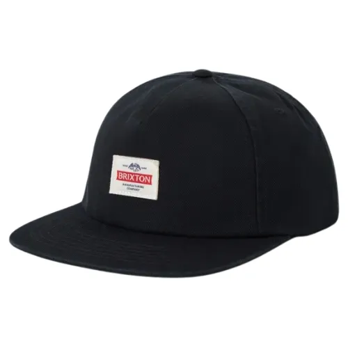 Brixton Trademark Black Snapback Hat