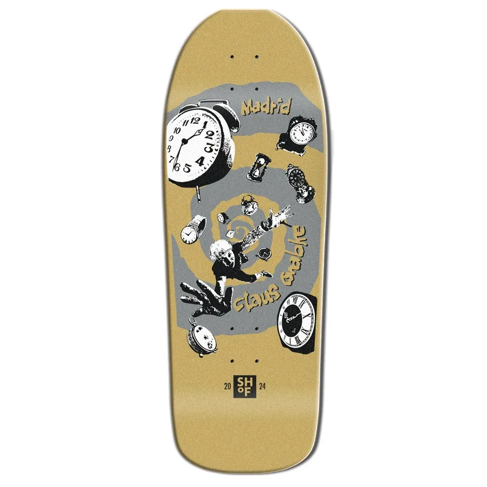 Madrid Claus Grabke Gold SHOF Limited Edition 10.75 Skateboard Deck