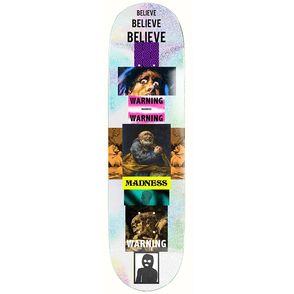 Madness Believe R7 Holographic 8.5 Skateboard Deck