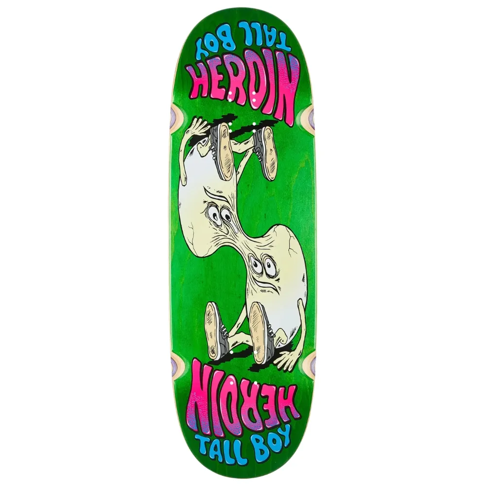 Heroin Merged Tall Boy Green 10.25 Skateboard Deck