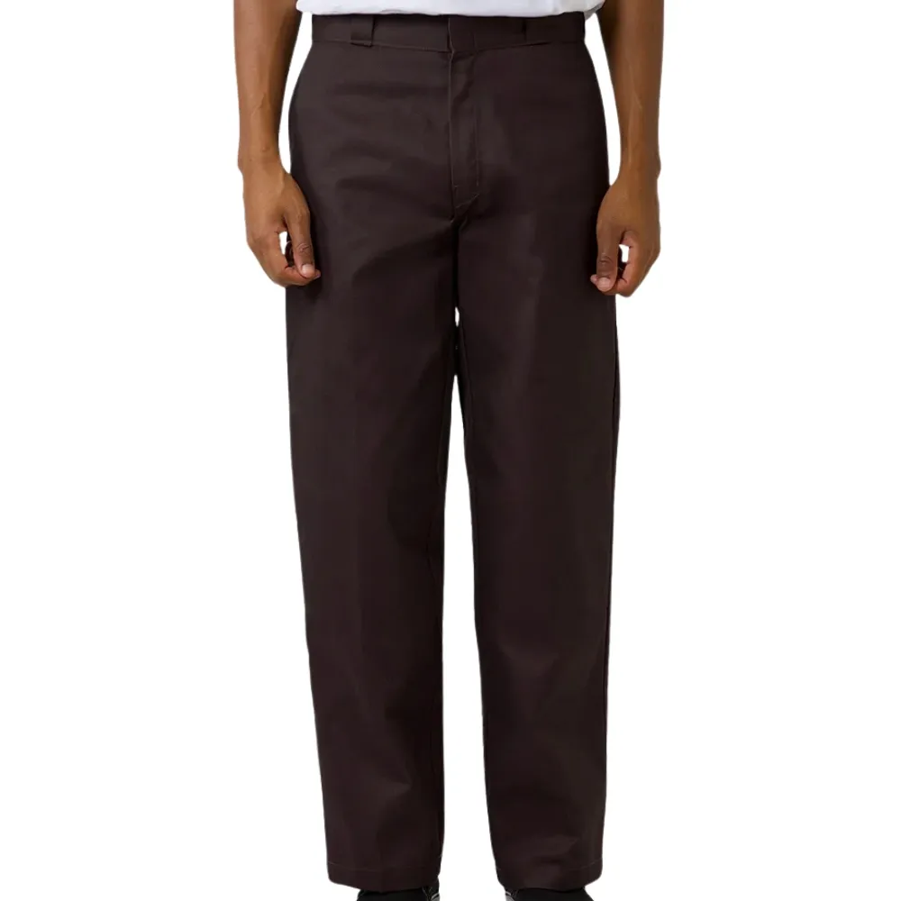 Dickies 852AU Super Baggy Loose Fit Dark Brown Pants [Size: 34]