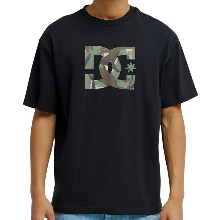 DC Starfilled Black T-Shirt [Size: L]