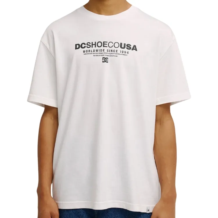 DC Heritage White T-Shirt [Size: L]