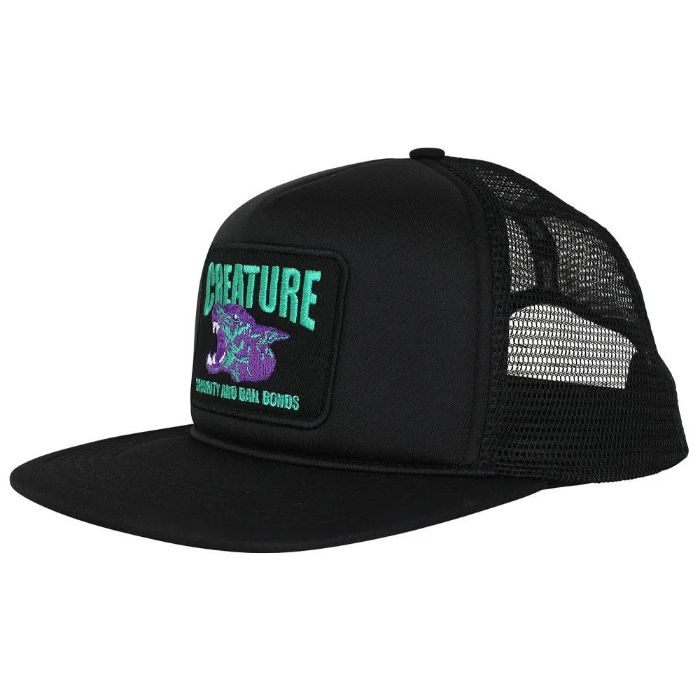 Creature Security Service Black Trucker Hat
