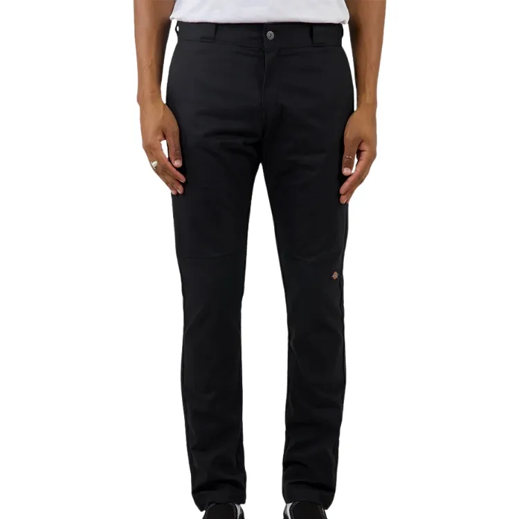 Dickies WP811 Skinny Straight Double Knee Black Pants [Size: 32]