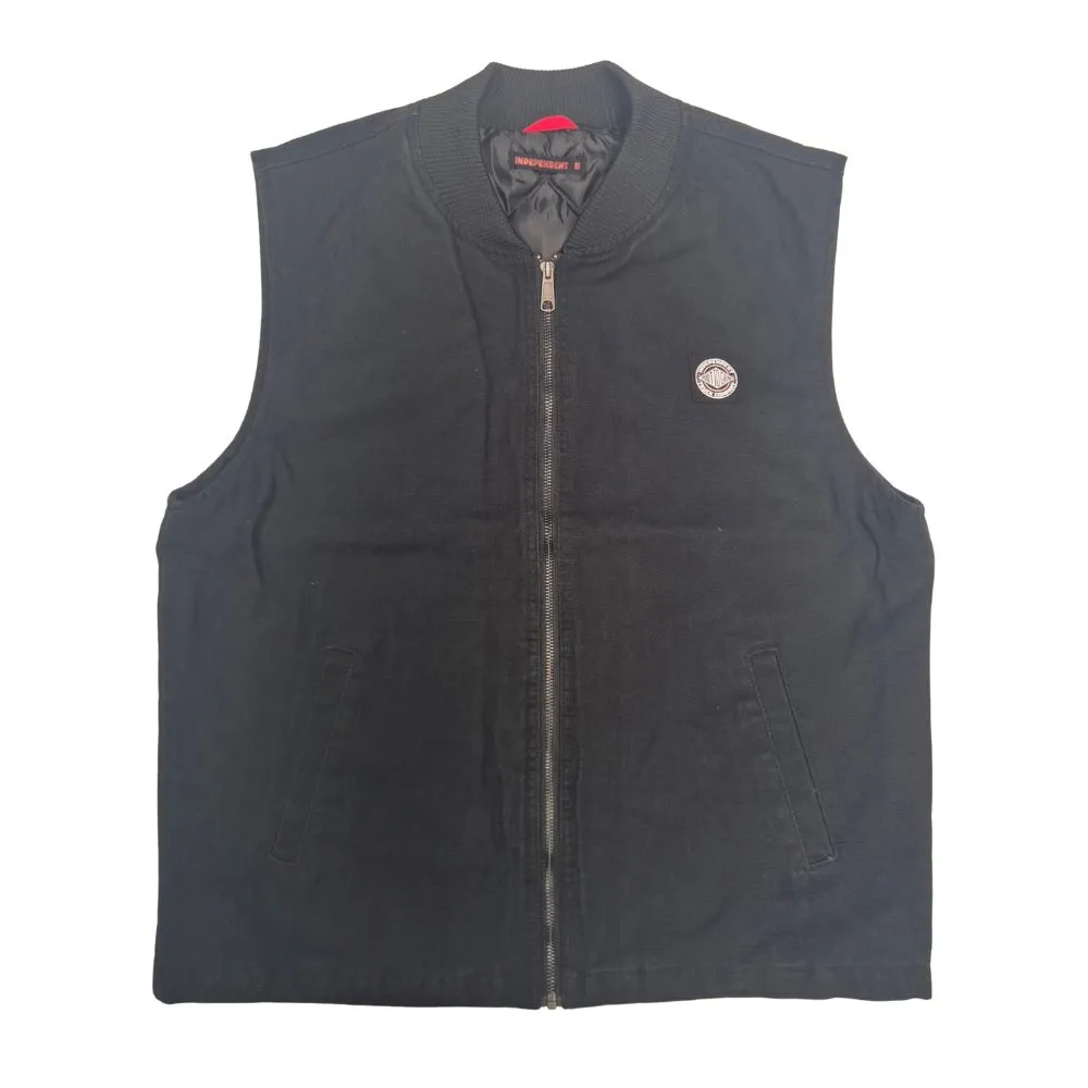 Independent BTG Lakeview Black Garage Vest [Size: M]