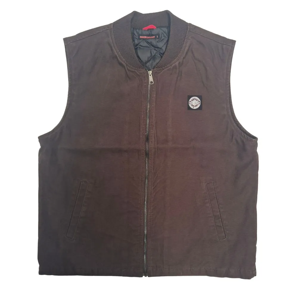 Independent BTG Lakeview Dark Chocolate Garage Vest [Size: M]