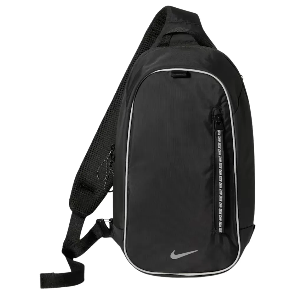 Nike Commute Black Black Reflect Silver Sling Bag