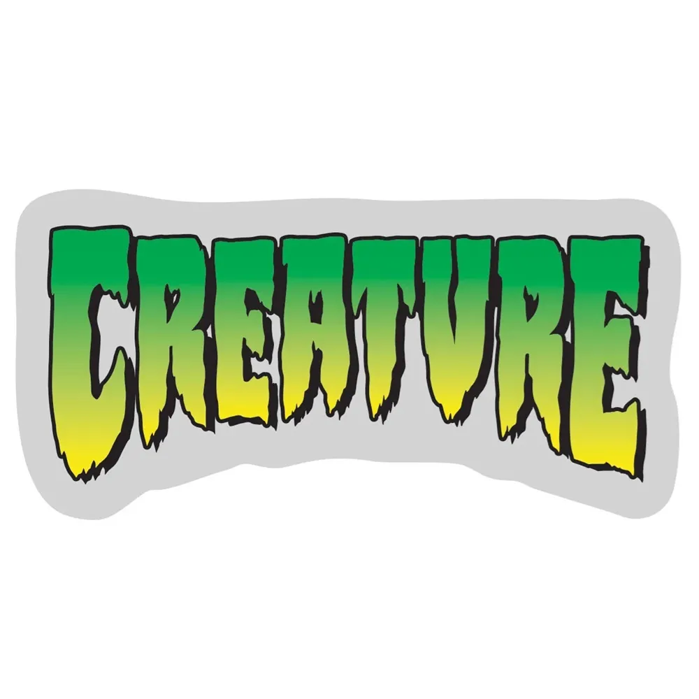 Creature Logo Small Sticker [Colour: Green]