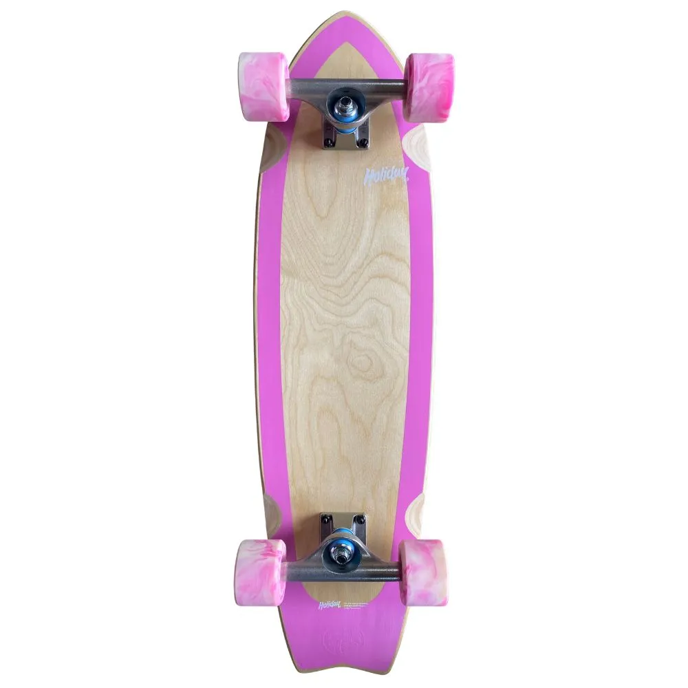 Holiday Pink Swirl 31 Cruiser Skateboard