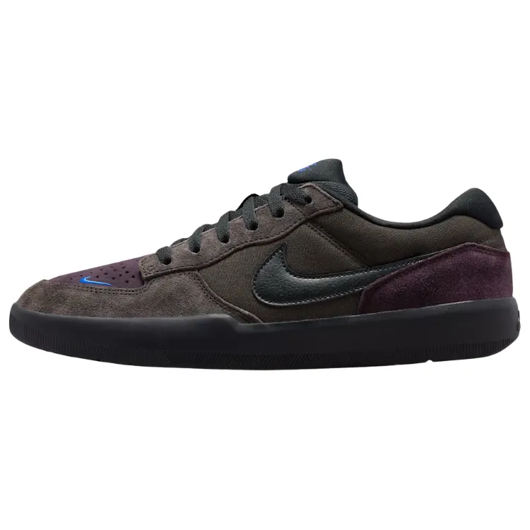 Nike SB Force 58 Shadow Brown Burgundy Racer Blue Black Mens Skate Shoes [Size: US 9]