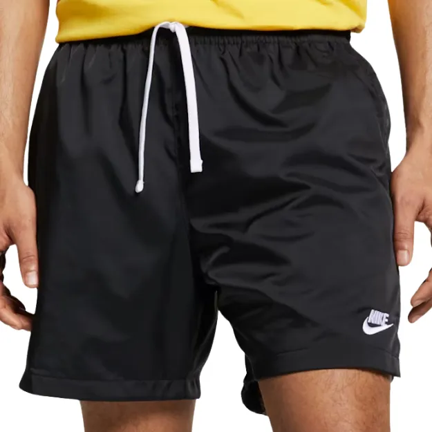 Nike SB Sportswear Woven Flow Black White Shorts [Size: S]