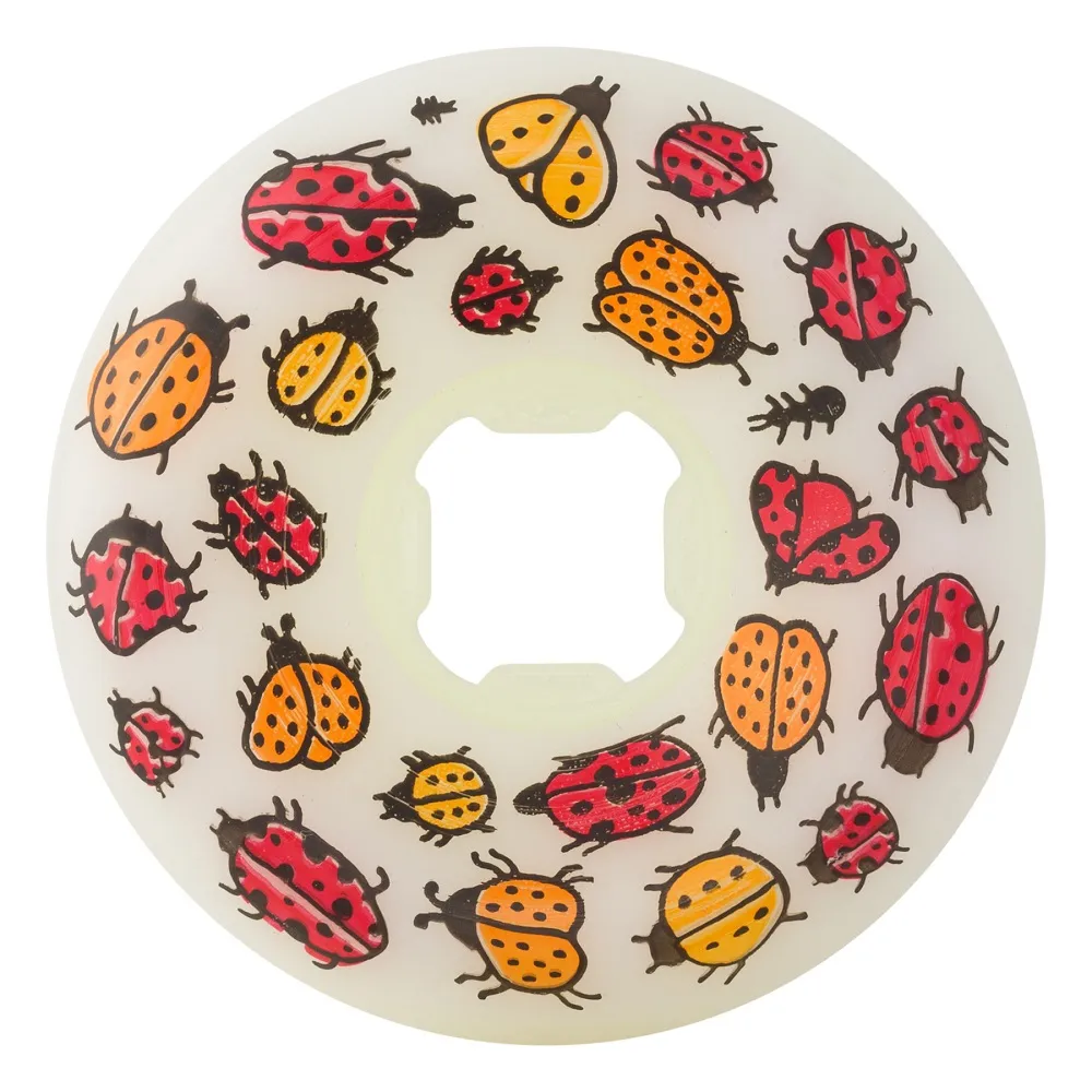 OJ Boserio Ladybugs Original White Red 99A 60mm Skateboard Wheels