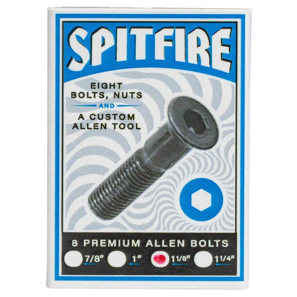 Spitfire Allen 1 1/8 Inch Skateboard Hardware