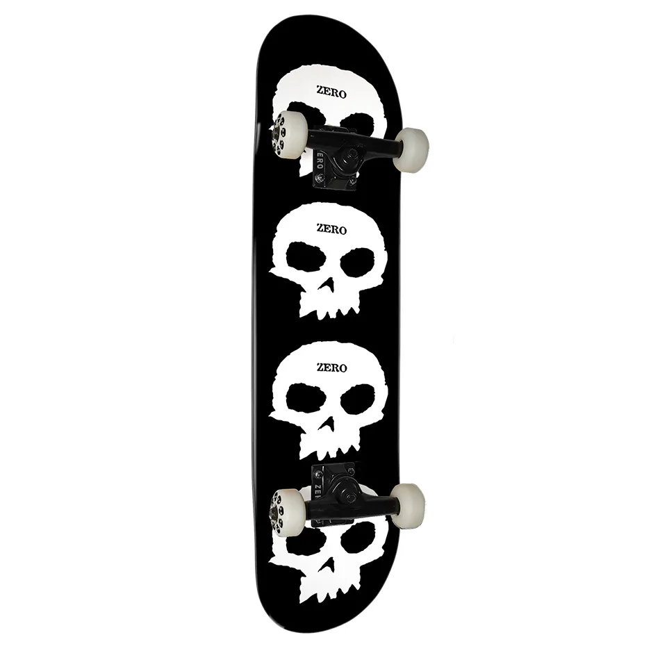 Zero Multi Skull Black 8.25 Complete Skateboard