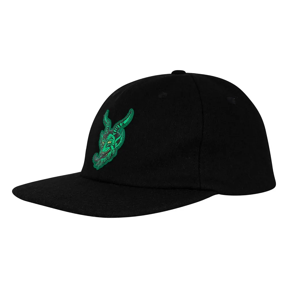 Creature Drop Out Black Snapback Hat