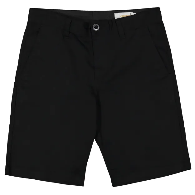 Volcom Frickin Modern Black Chino Shorts [Size: 32]