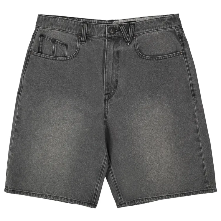 Volcom Billow Denim Concrete Shorts [Size: 32]