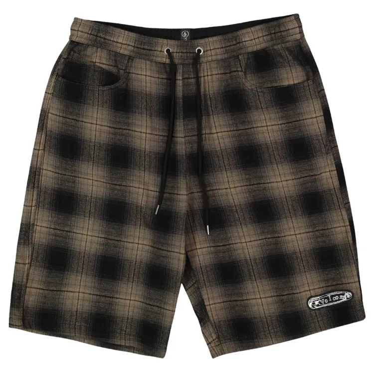 Volcom Freazy Elastic Earth Shorts [Size: M]