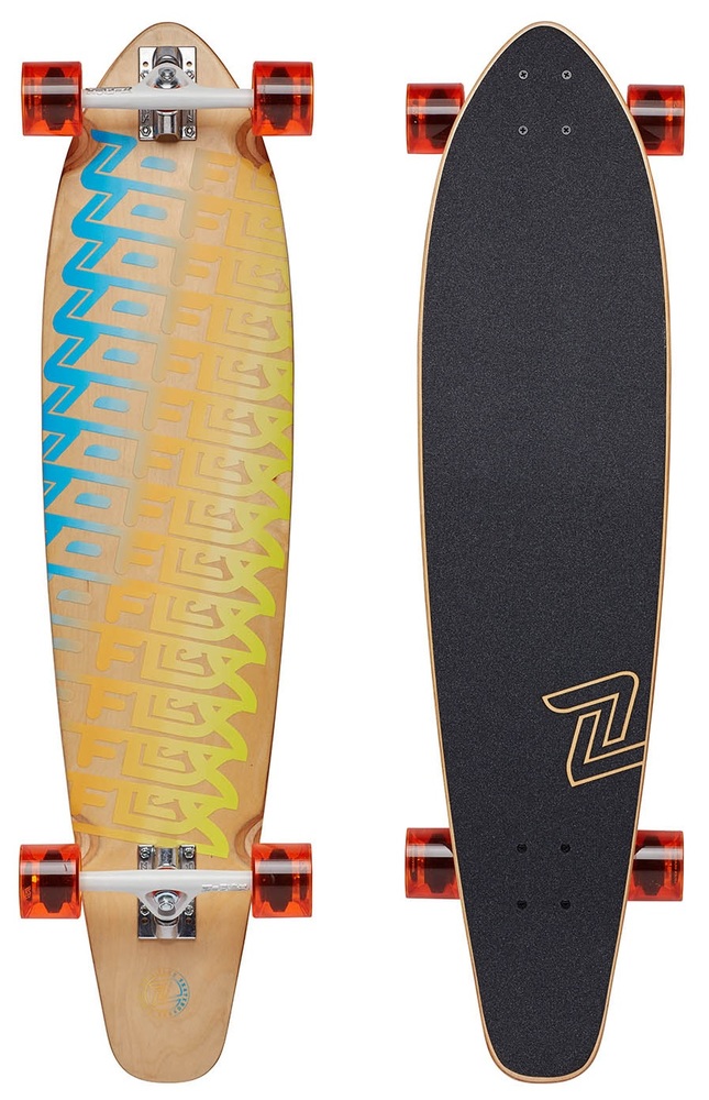 ZFlex Complete Longboard Skateboard Roll One Roundtail