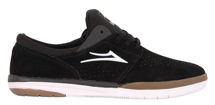 Lakai Mens Skate Shoes Fremont Black Grey Suede [Size: US 8]