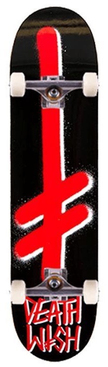 Deathwish Skateboard Complete Gang Logo Black 7.75