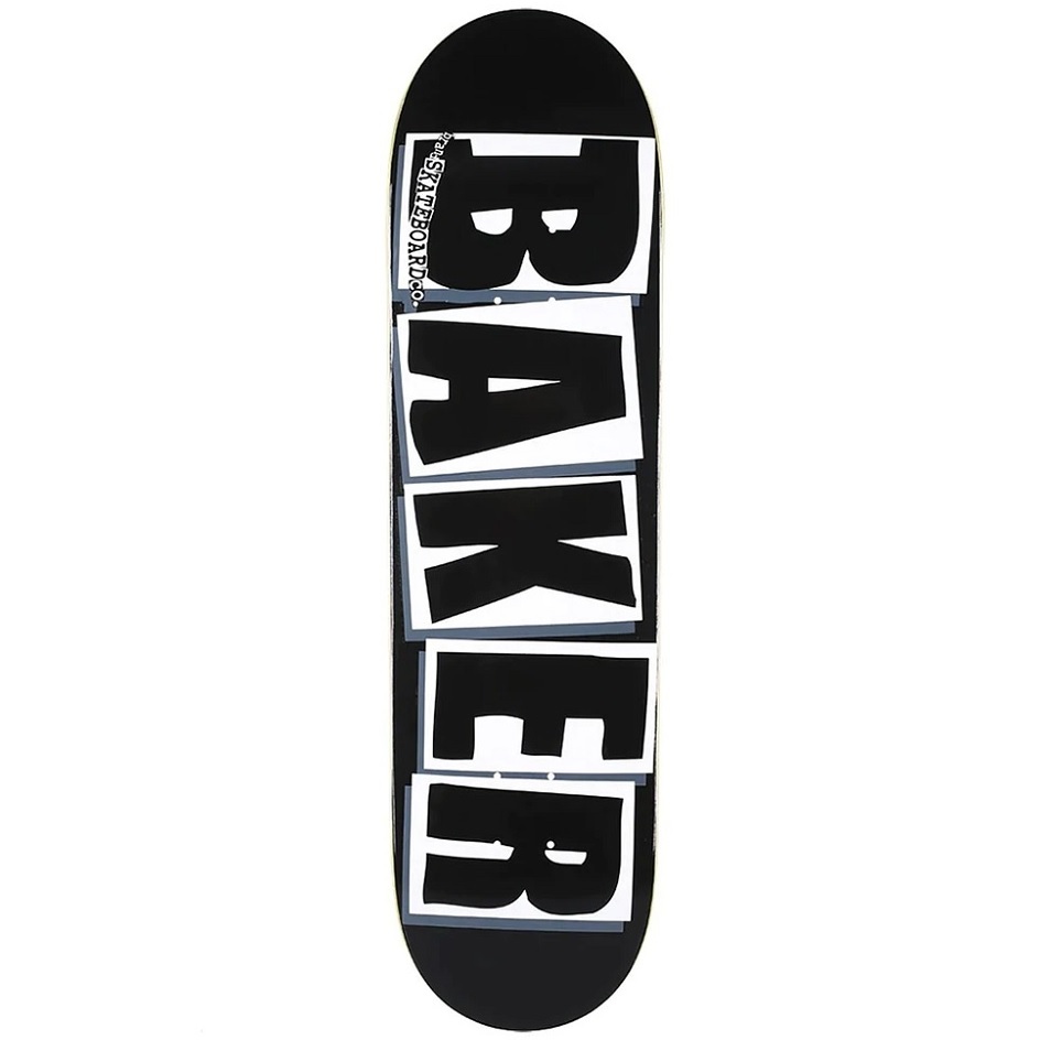 Baker OG Logo Black White 8.25 Skateboard Deck