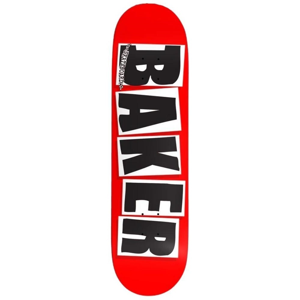 Baker Team OG Logo Red Black 8.38 Skateboard Deck