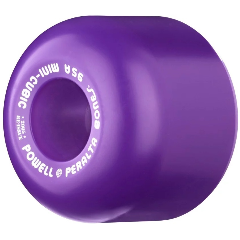 Powell Peralta Mini Cubic Purple 95A 64mm Skateboard Wheels