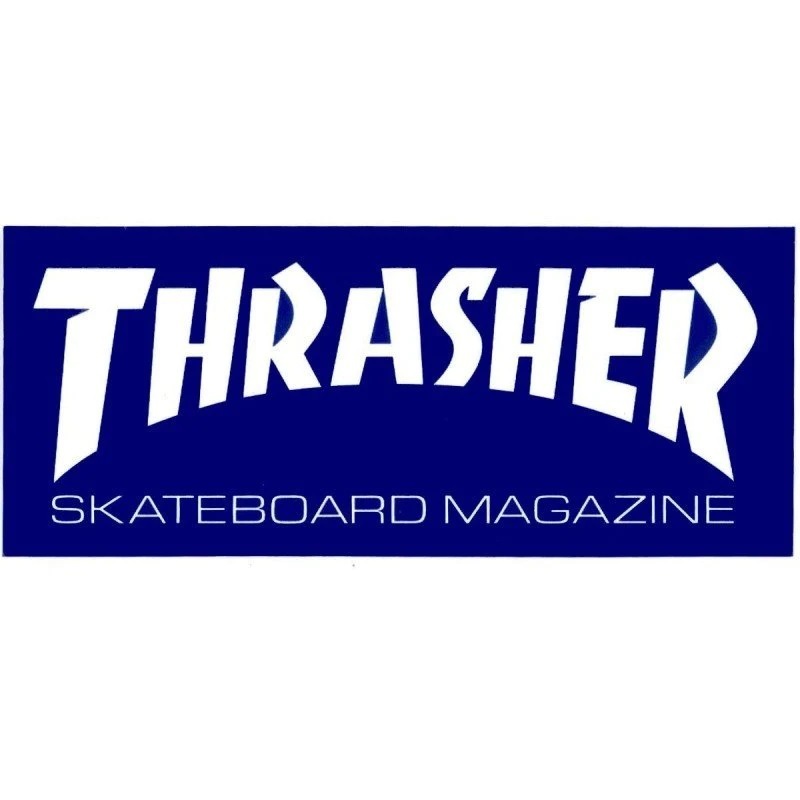 Thrasher Skate Mag Super Medium Blue Sticker