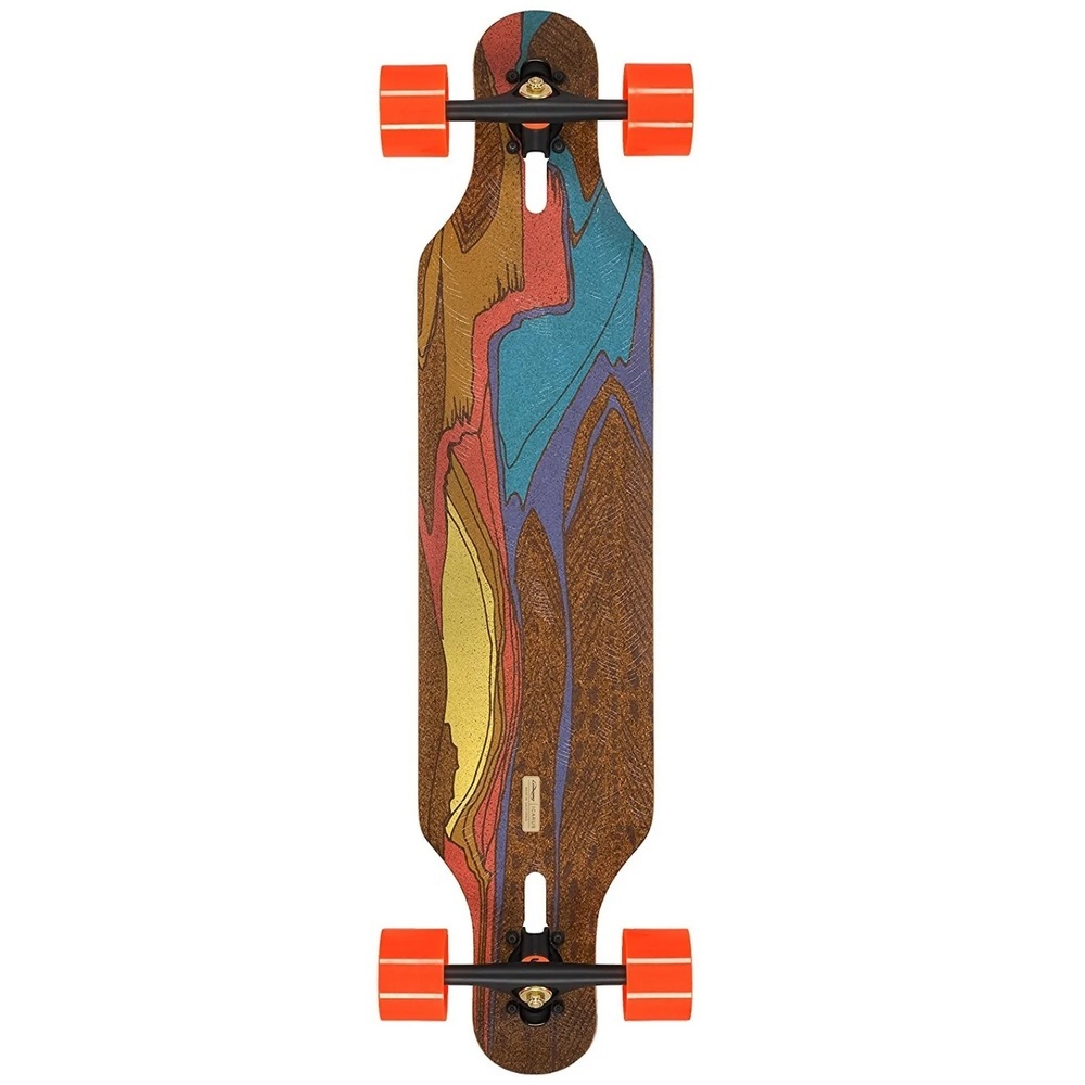 Loaded Icarus Flex 1 Heat Orange 75mm Longboard Skateboard