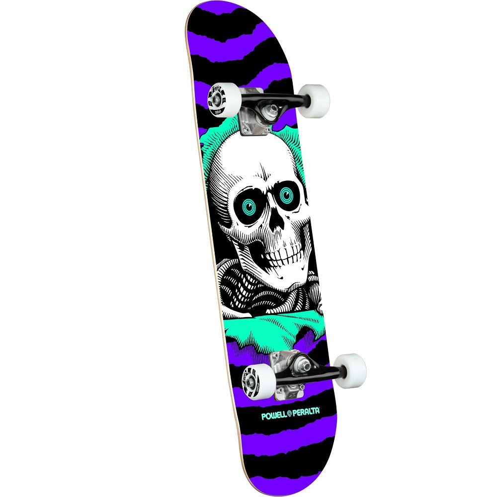 Powell Peralta Ripper Black Purple 8.0 Complete Skateboard