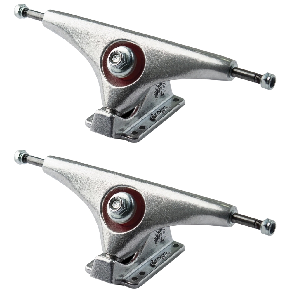 Gullwing Charger Silver Pair Skateboard Trucks [Size: 10.0]