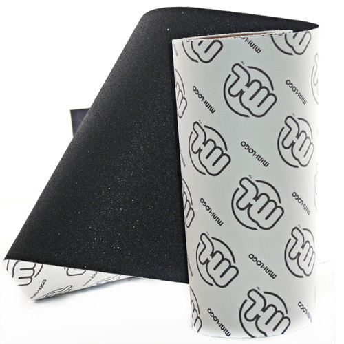 Mini Logo Skateboard Grip Tape Sheet Black 10.5 x 33