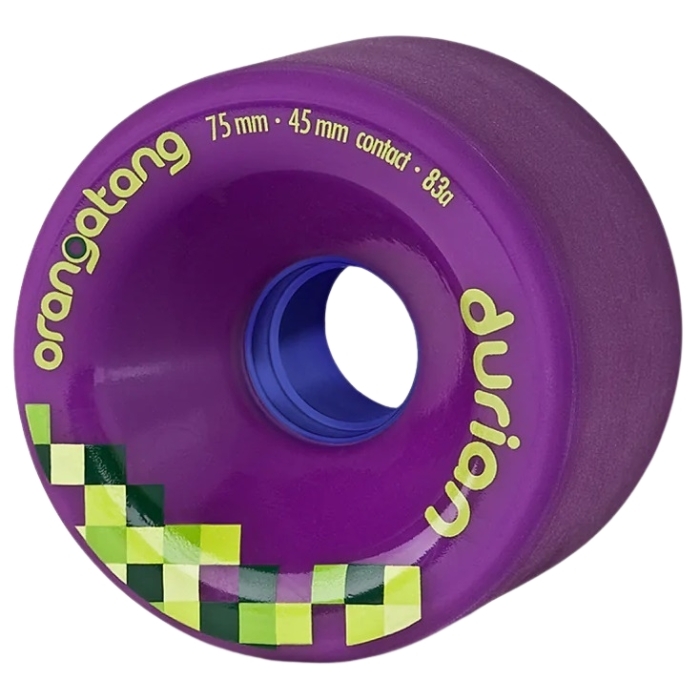 Orangatang Longboard Skateboard Wheels Durian 83A 75mm Purple