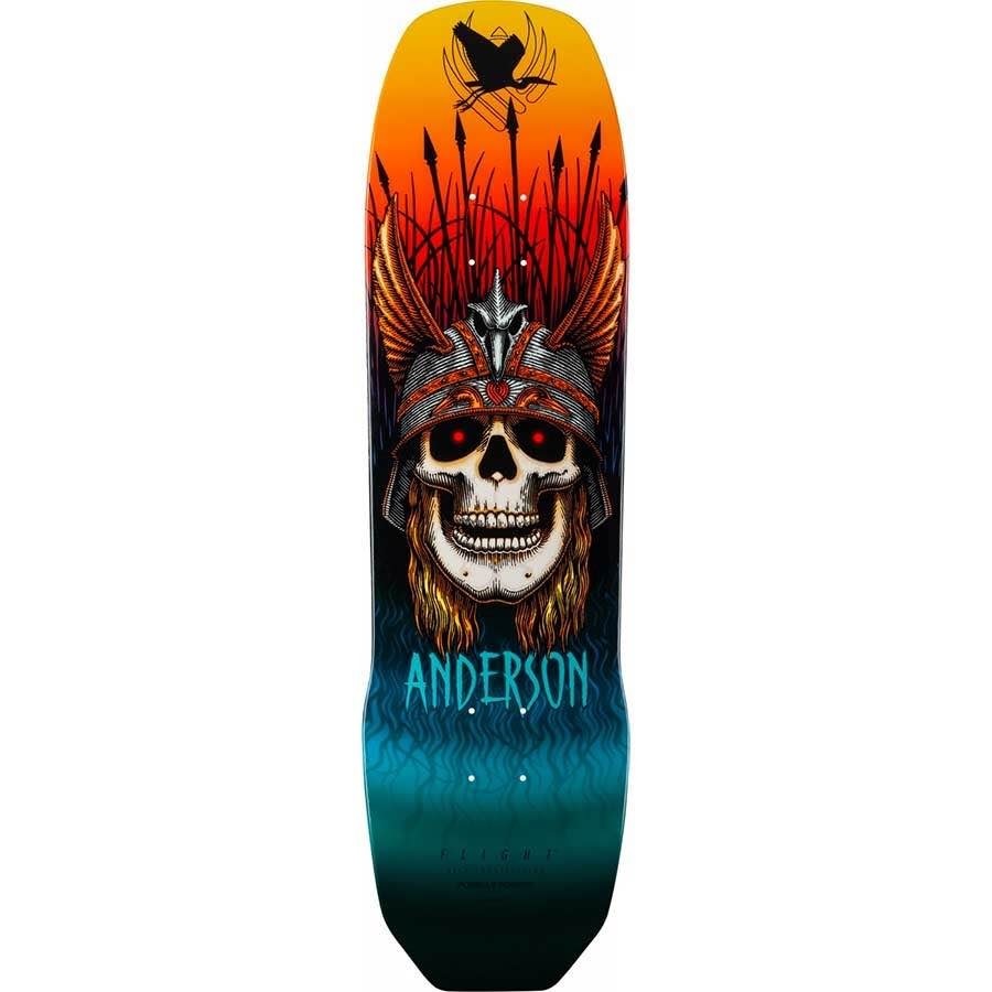 Powell Peralta Flight Andy Anderson Heron Shape 289 8.45 Skateboard Deck