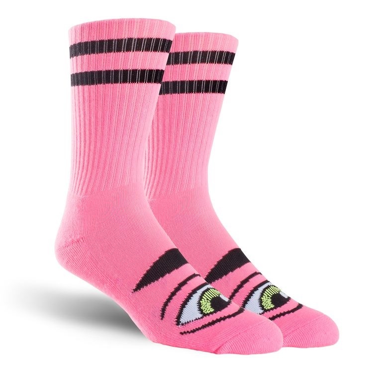 Toy Machine Sect Eye Pink Socks