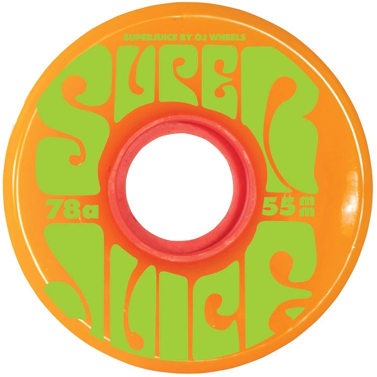OJ Mini Super Juice Orange Green 55mm Skateboard Wheels