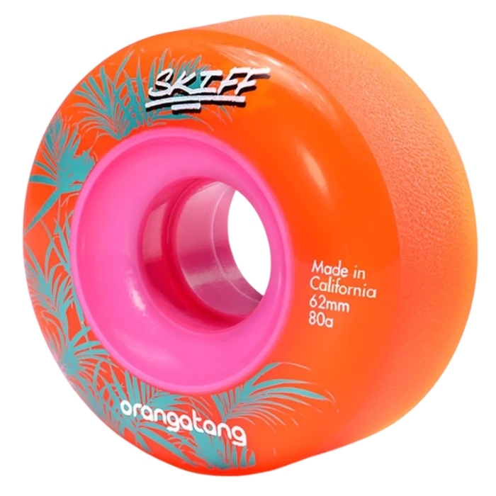 Orangatang Longboard Skateboard Wheels Skiff 62mm 80a Orange