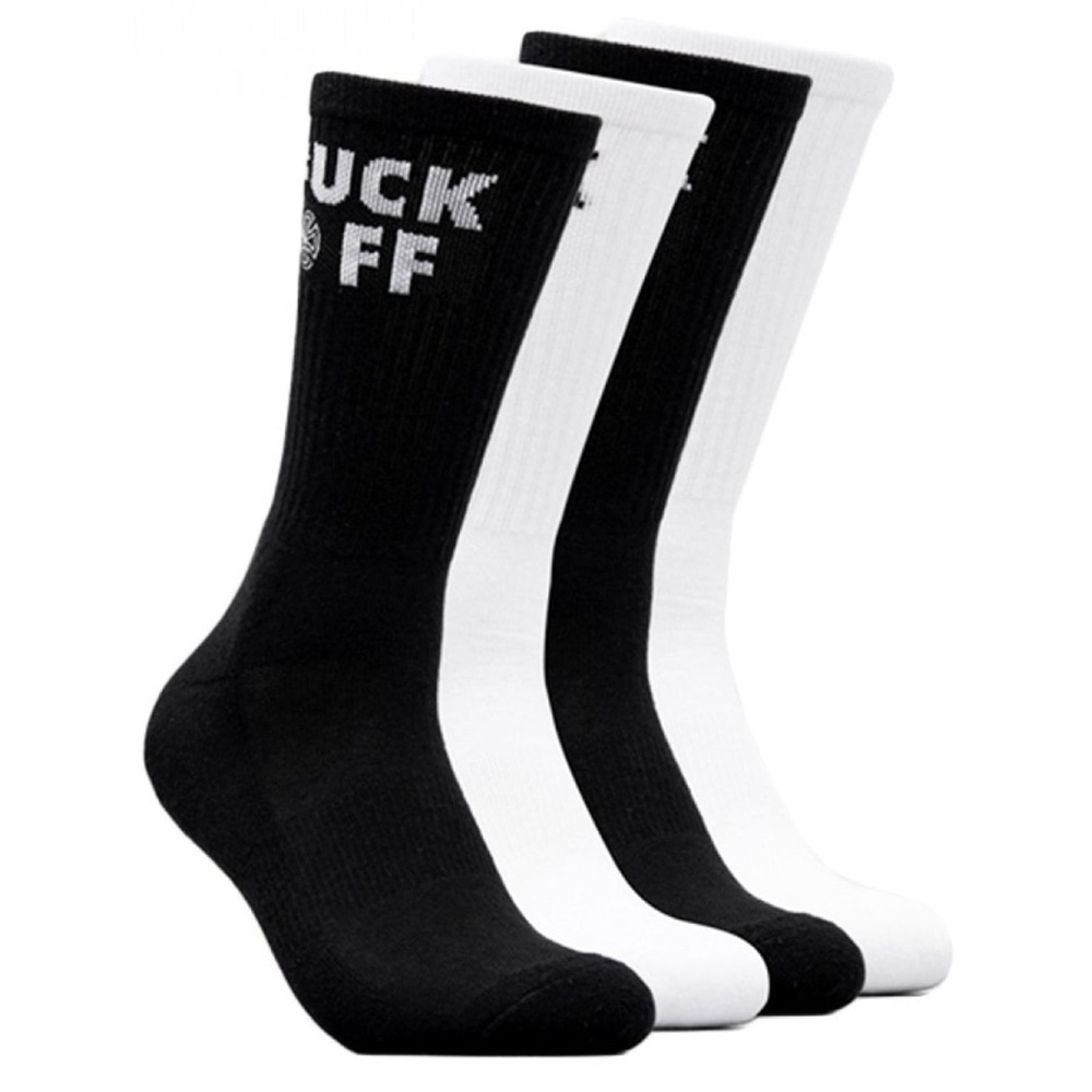 Independent F*ck Off 4 Pack Assorted Socks