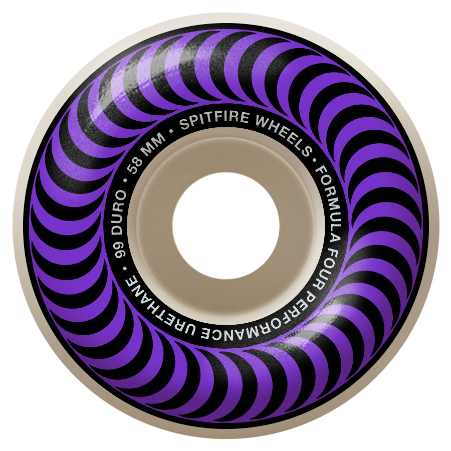 Spitfire Classic Swirl F4 99D 58mm Skateboard Wheels